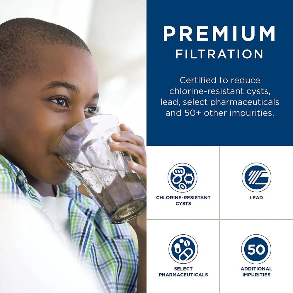 GE Refrigerator Water Filter Replacement, High Capacity RPWFE/PFE/GFE Series, NSF Certified, Easy Install, 6-Month Lifespan