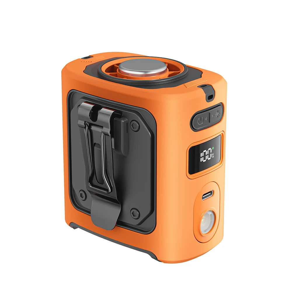 Portable Cooling Waist Fan 8000mAh USB Neck Fan Rechargeable