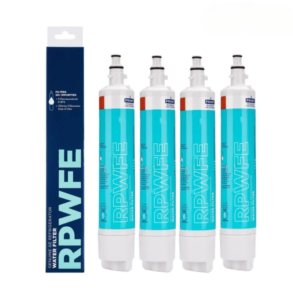 GE Refrigerator Water Filter Replacement, High Capacity RPWFE/PFE/GFE Series, NSF Certified, Easy Install, 6-Month Lifespan