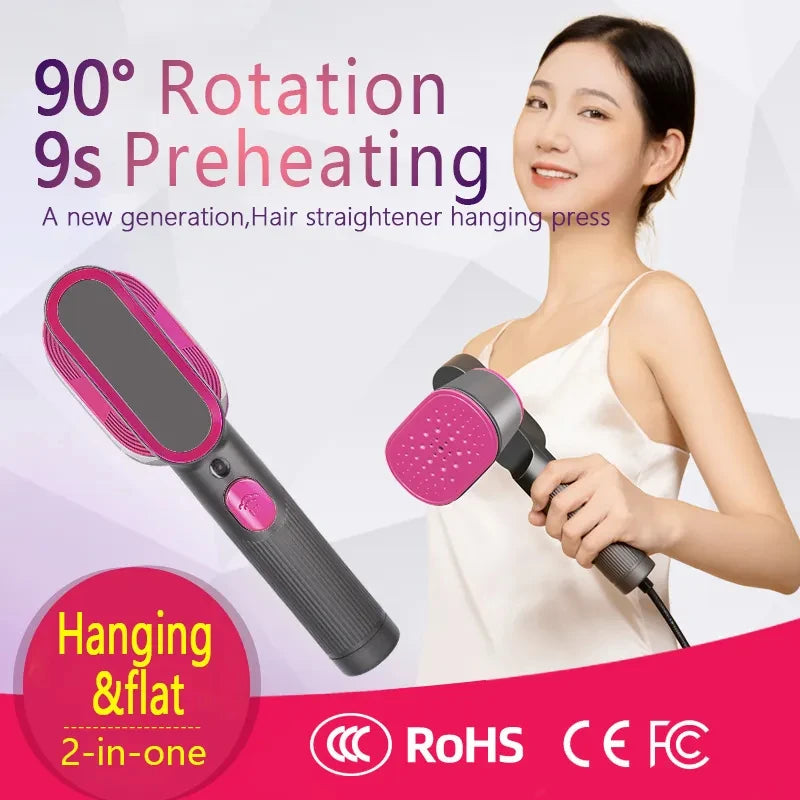 2-in-1 1000W Garment Steamer & Iron - Compact for Travel