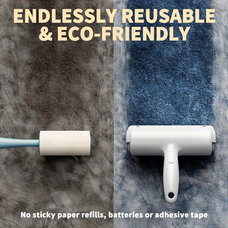 Pet Hair Remover - Lint Roller For Pet Hair - Cat And Dog Hair Remover For Couch, Furniture, Carpet, Car Seat, Reusable Roller