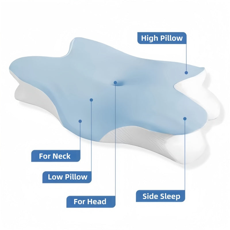 Memory Foam Cervical Pillow - Large Ergonomic Orthopedic