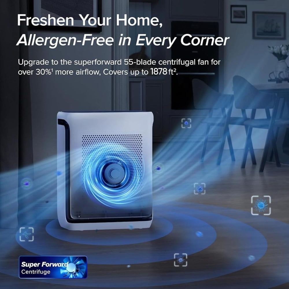 Air Purifiers Large Room 1878 Ft² - Washable Filter, Monitor