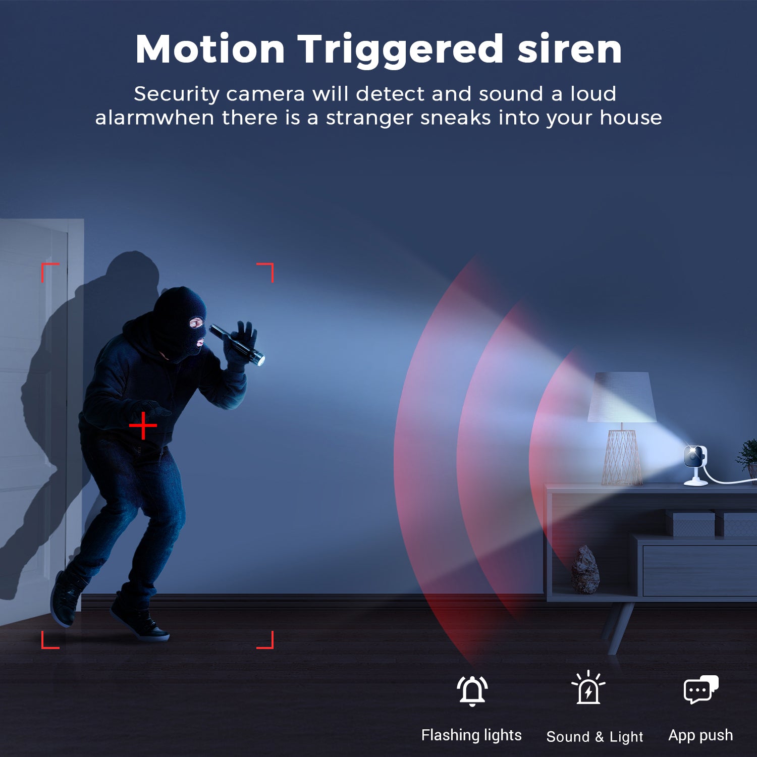5MP / 2MP / 8MP 4K Mini WiFi Smart Home Security Camera HD Motion Detection Two-way Audio O-KAM Pro App & Support Alexa Google