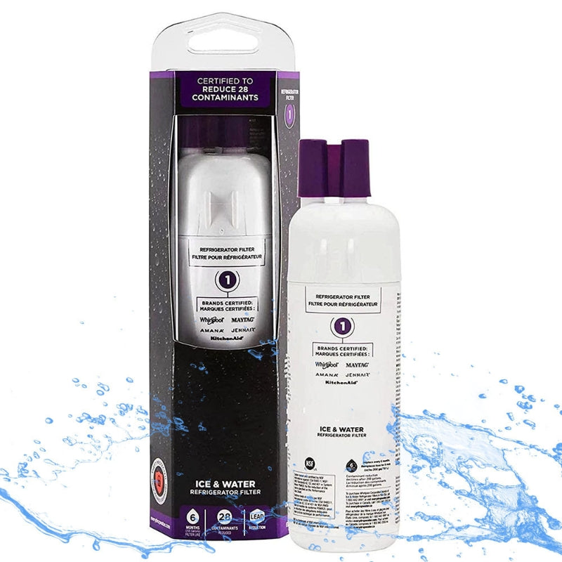 Whirlpool Refrigerator Water Filter EDR1RXD1 High Compatibility Triple Filtration