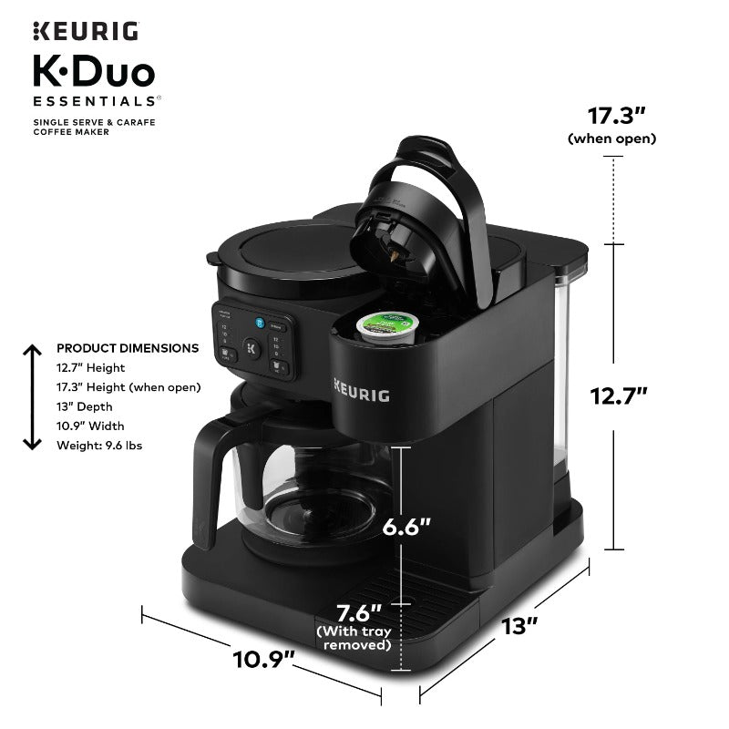 Keurig K-Duo Coffee Maker: Hot & Iced, Single-Serve & Carafe