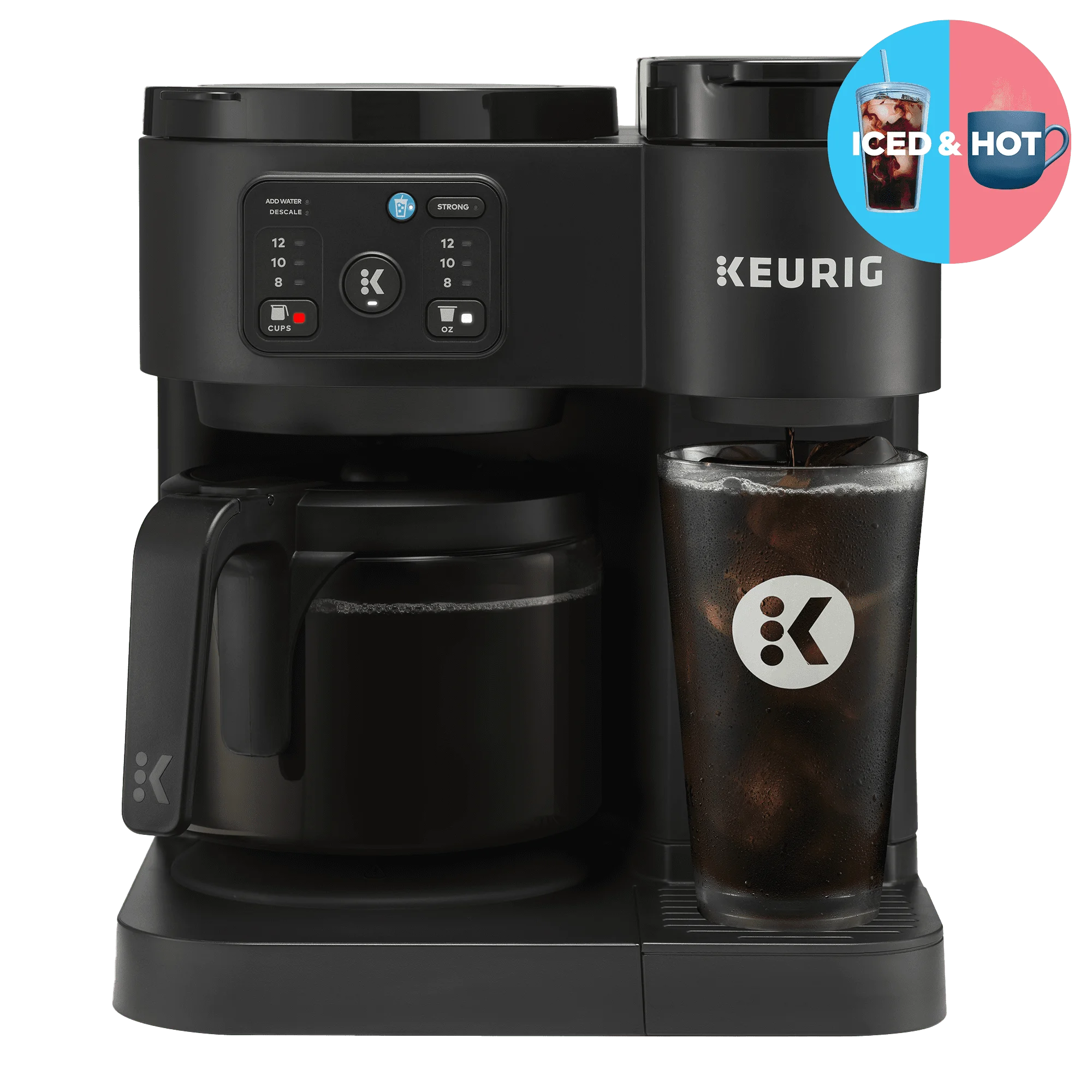 Keurig K-Duo Coffee Maker: Hot & Iced, Single-Serve & Carafe