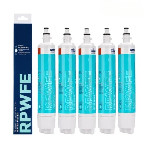 GE Refrigerator Water Filter Replacement, High Capacity RPWFE/PFE/GFE Series, NSF Certified, Easy Install, 6-Month Lifespan